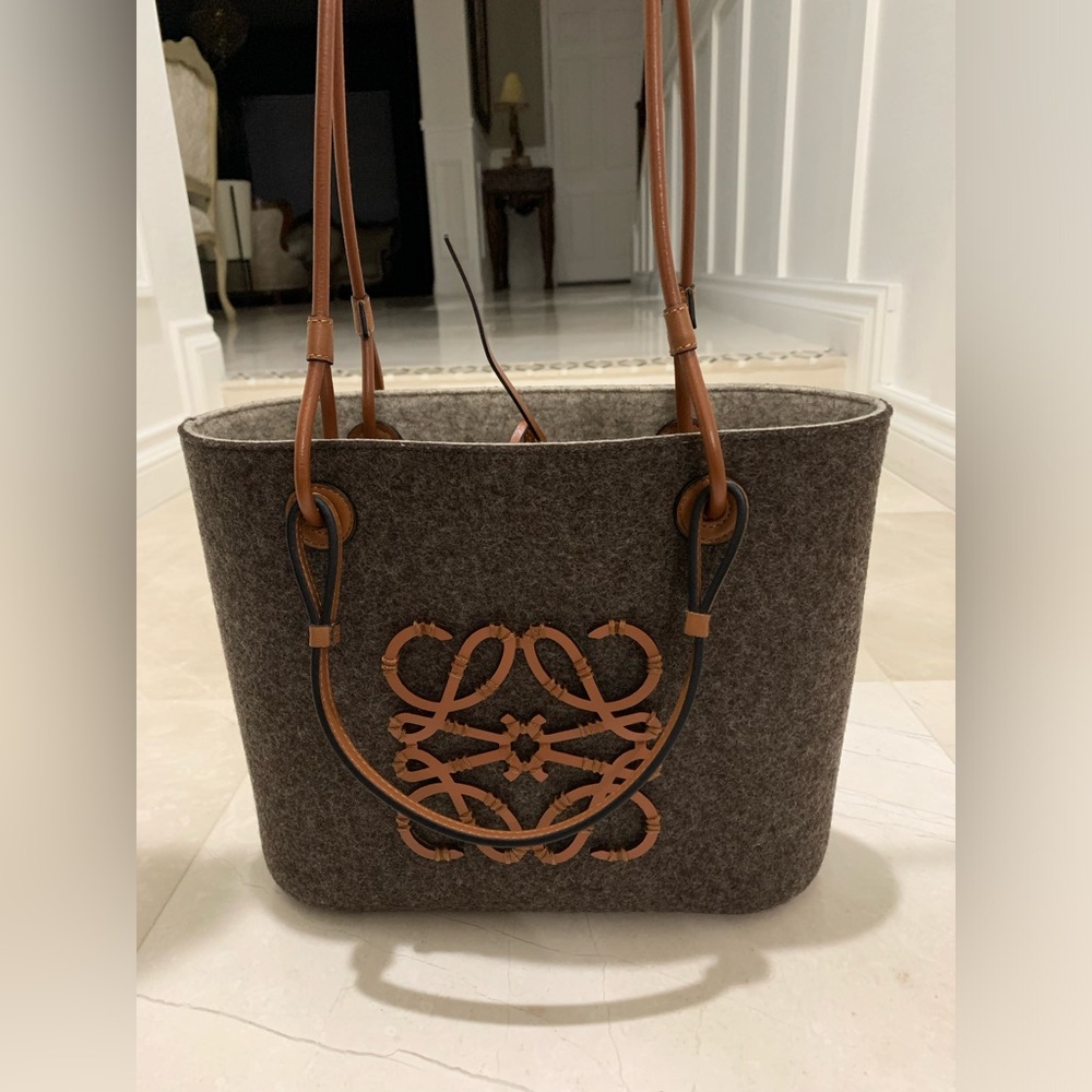 Loewe Anagram Felt Tote Bag